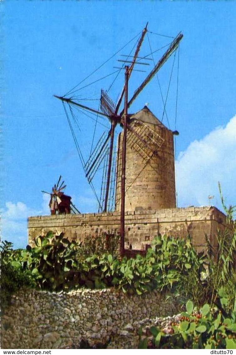 Malta - Hagara  Gozo - Il Mithna - Old Windmill - Formato Grande Non Viaggiata – E 7 - Malta