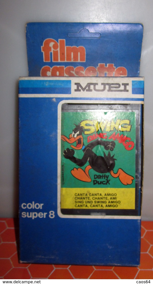 DAFFY DUCK CANTA, CANTA,  AMIGO CHANTE, CHANTE, AMI  MUPI SUPER 8 COLOR VINTAGE NEW - Giocattoli Antichi