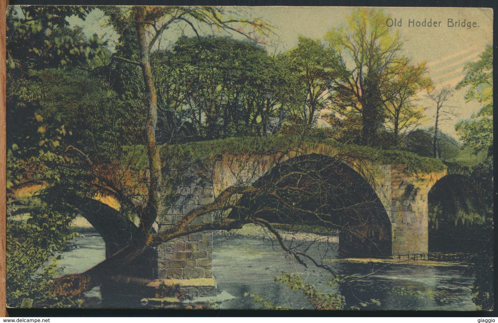 °°° 11804 - UK - OLD HODDER BRIDGE - 1908 With Stamps °°° - Altri & Non Classificati