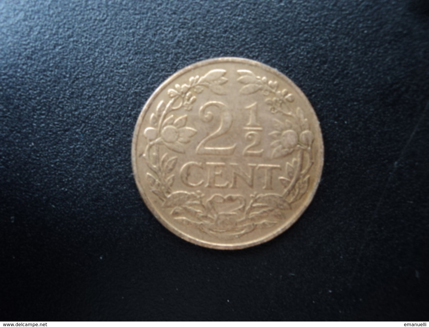 PAYS BAS : 2.1/2  CENT   1914    KM 150     TTB - 2.5 Centavos