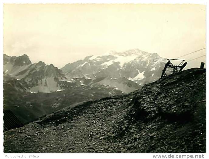 040918 - PHOTO 1960 - 73 Vue Pise De La Tovière 2704 Mètres - Montagne - Téléférique ? - Autres & Non Classés