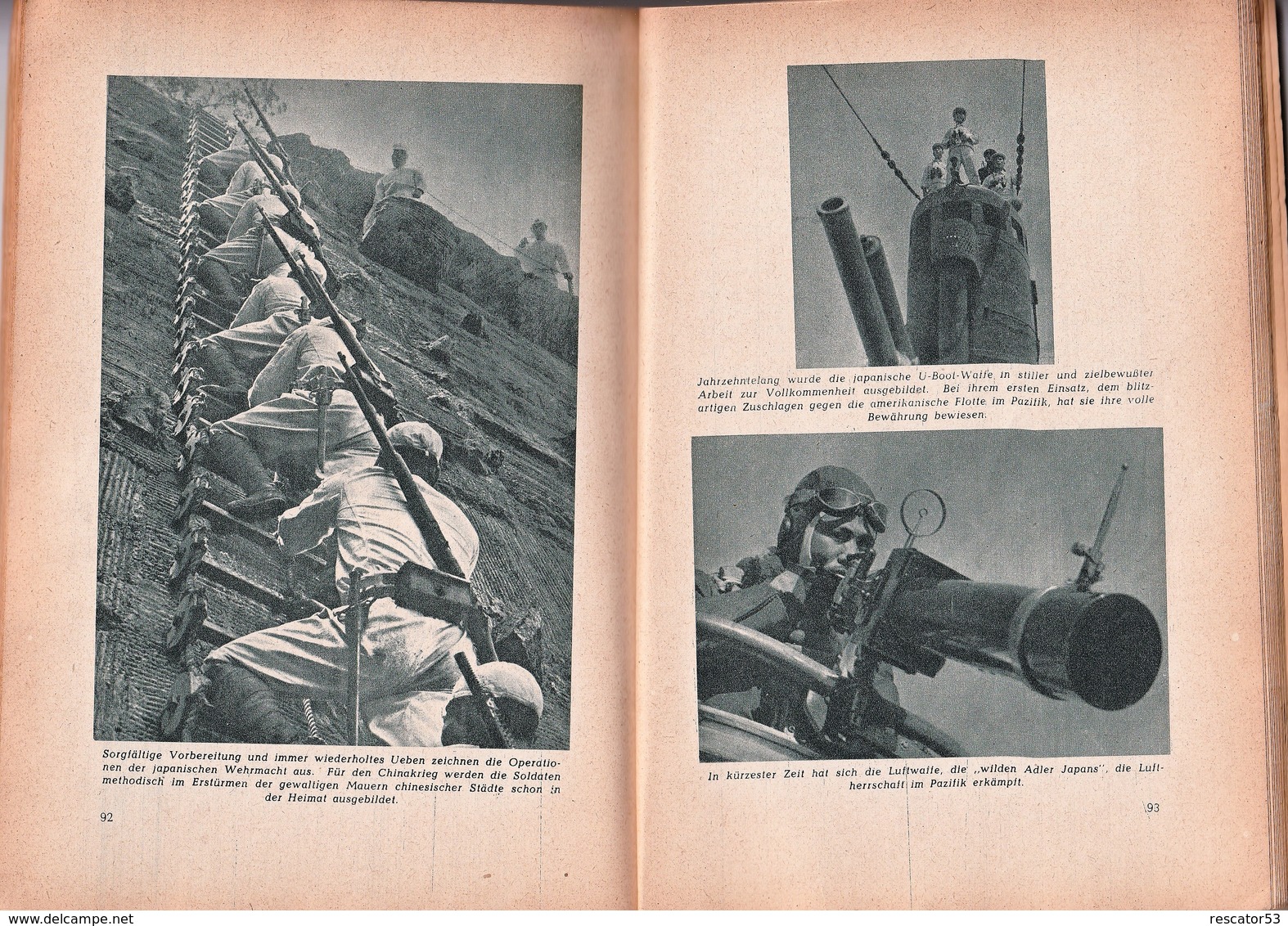 Très Rare Livre Sur Le Japon Et Son Armée Version Allemande 1943 - 1939-45