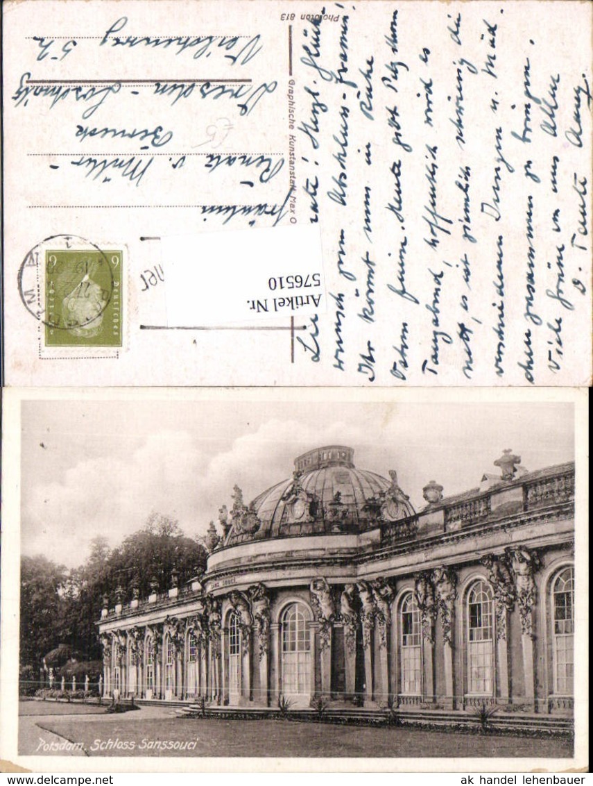 576510,Potsdam Schloss Sanssouci - Sonstige & Ohne Zuordnung