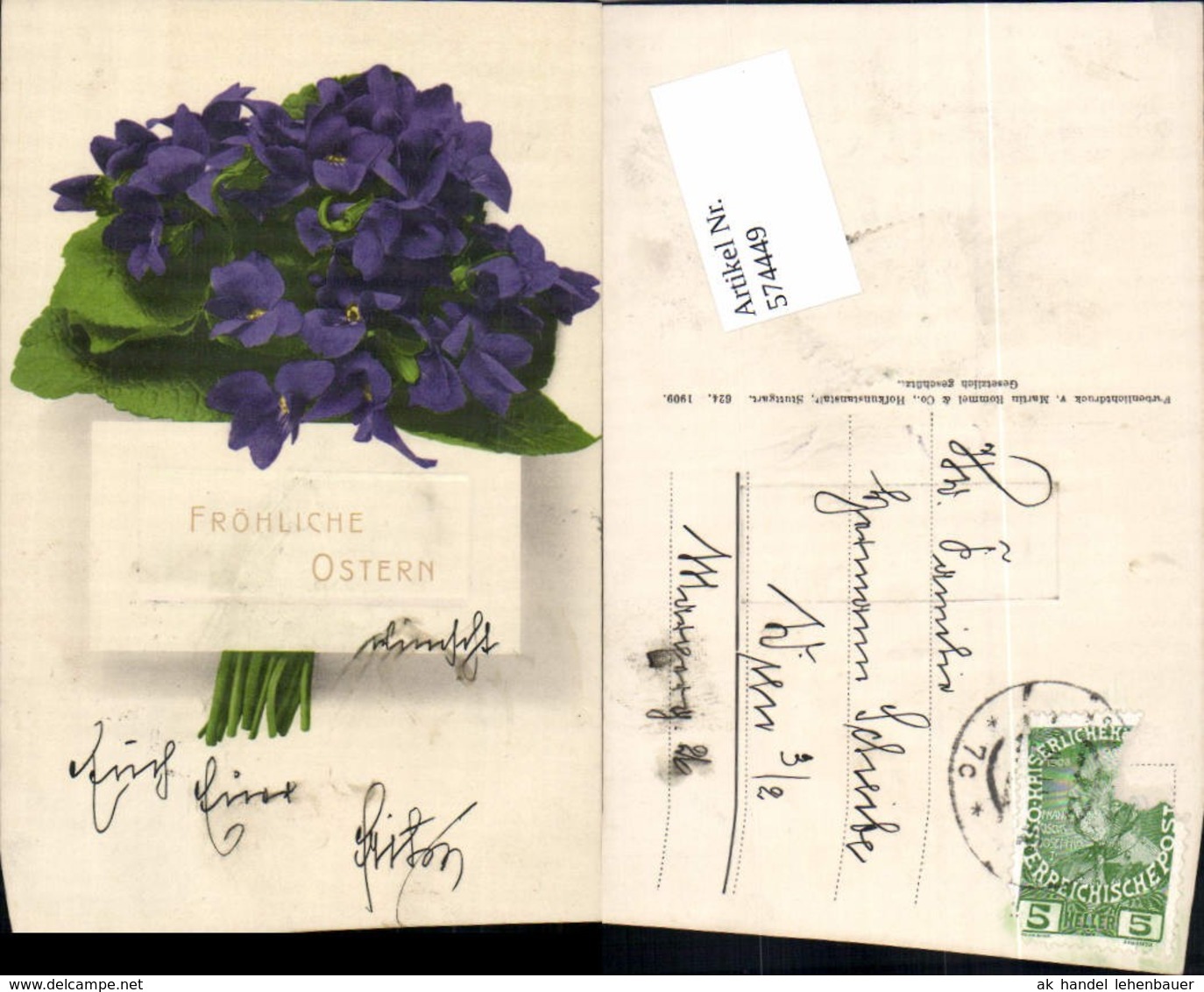 574449,Blumen Botanik Ostern Pub Martin Rommel &amp; Co. 624 - Sonstige & Ohne Zuordnung