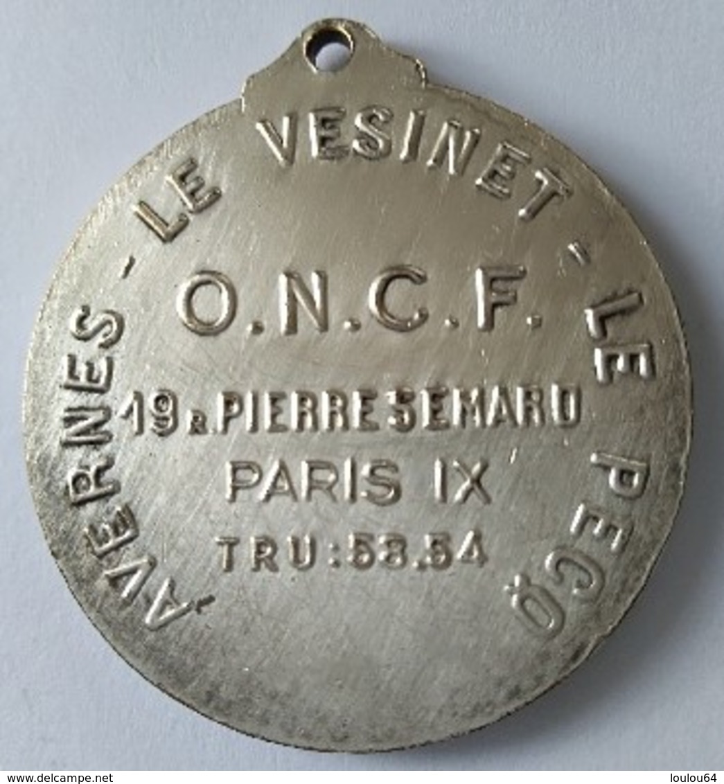 Médaille - O.N.C.P. - Orphelinat National Des Chemins De Fer De France - PARIX IX - AVERNES - LE VESINET - LE PECQ - - Royaux / De Noblesse