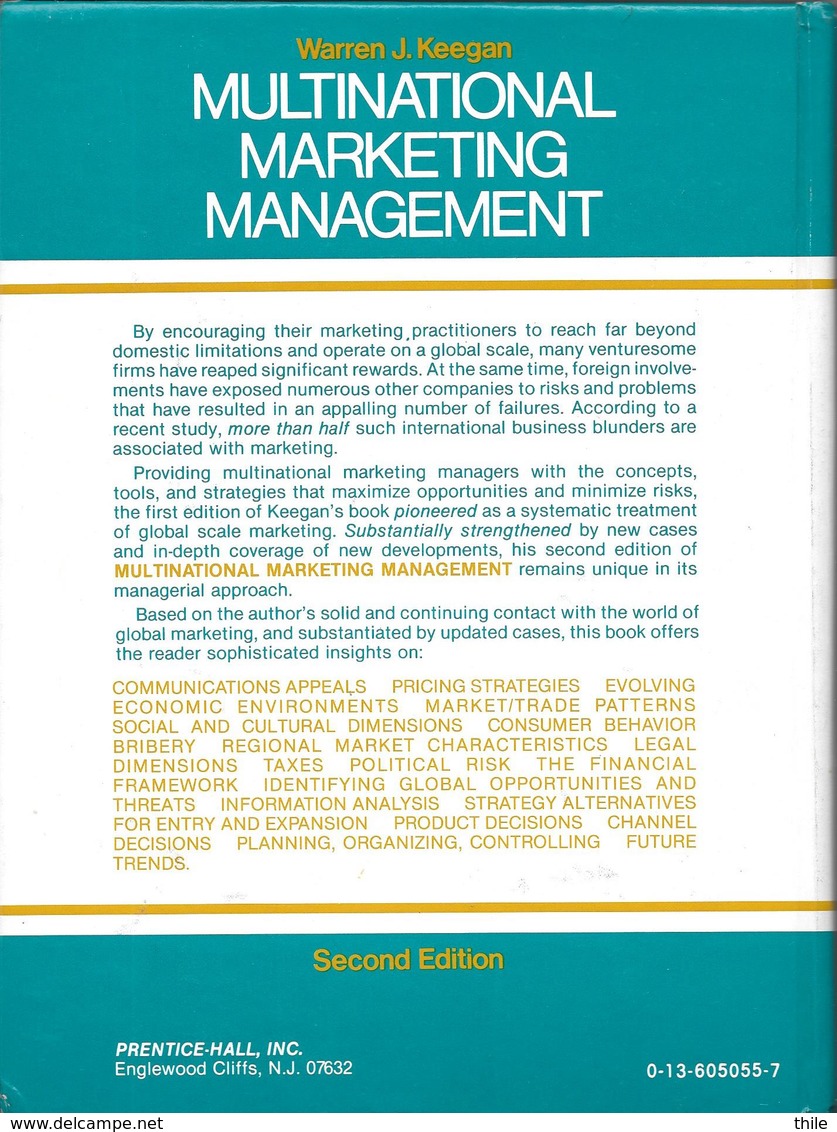 Multinational Marketing Management - Warren J. Keegan - Negocios / Contabilidad