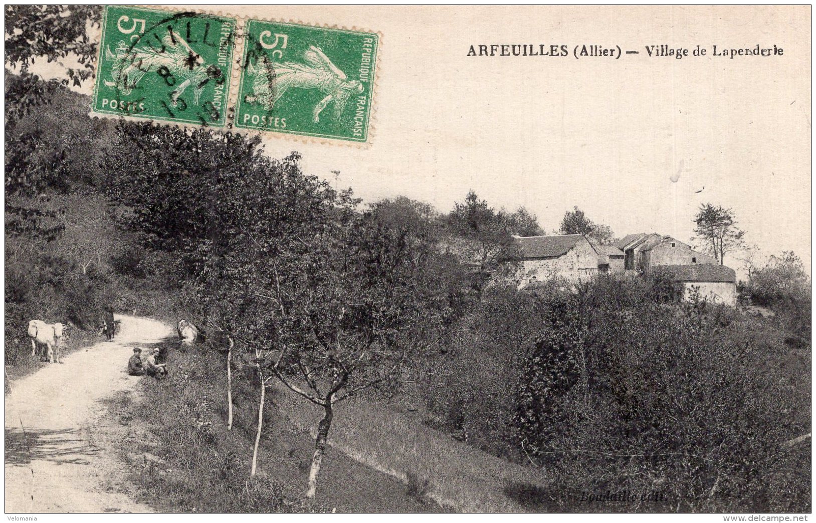 S133 - Cpa 03  Arfeuilles - Village De Lapenderie - Andere & Zonder Classificatie