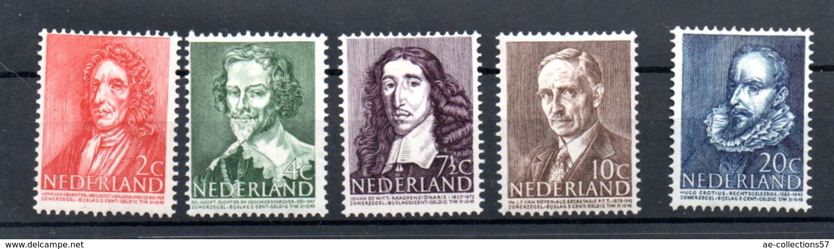 Pays Bas / Série N 478 à 482 / NEUFS Avec Trace De Charnière - Unused Stamps