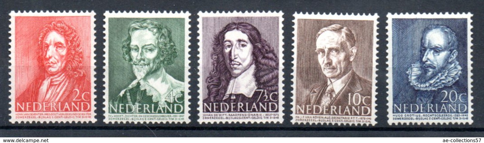 Pays Bas / Série N 478 à 482 / NEUFS ** - Unused Stamps