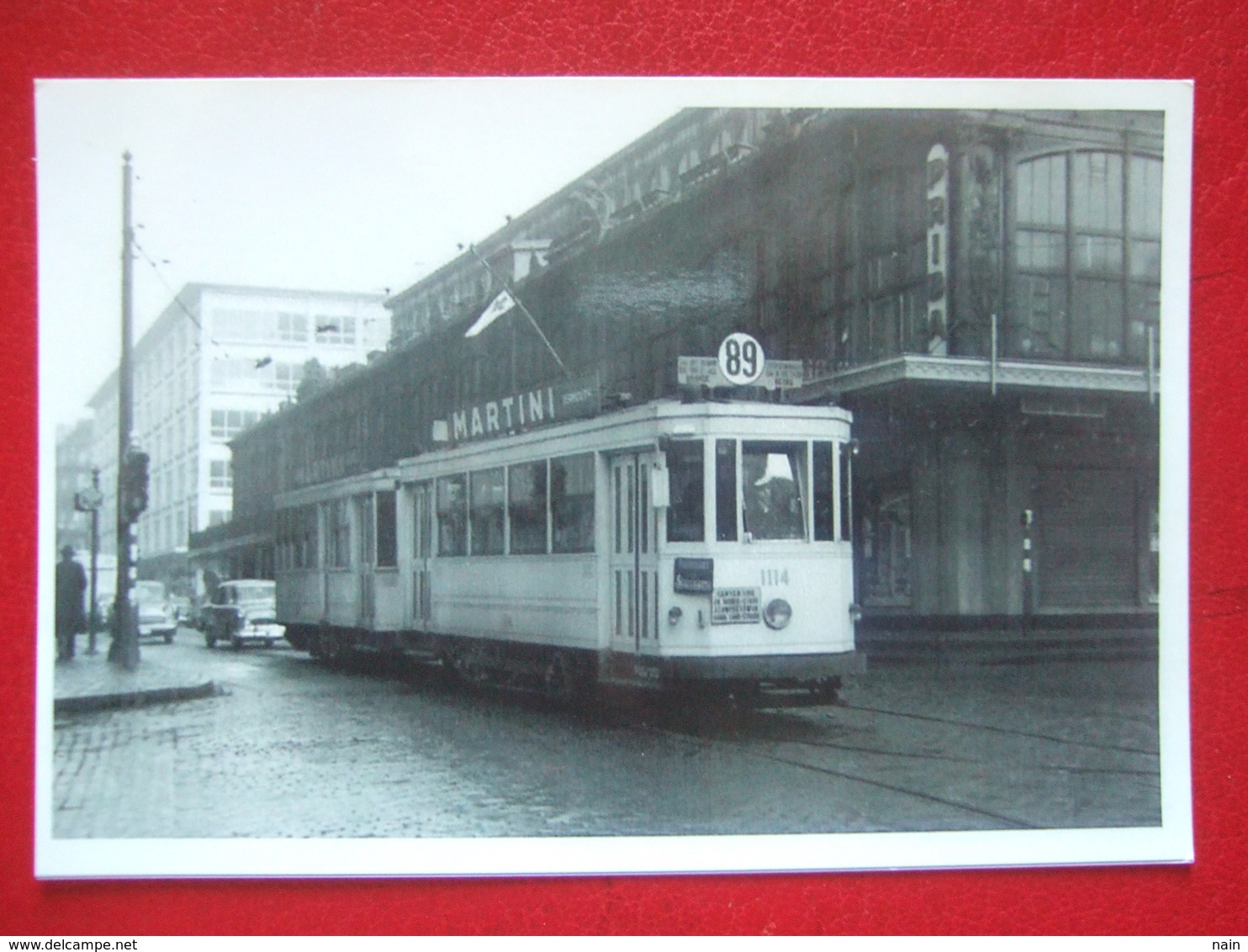 BELGIQUE - BRUXELLES - PHOTO 15 X 10 - TRAM - TRAMWAY - LIGNE 89 - - Public Transport (surface)