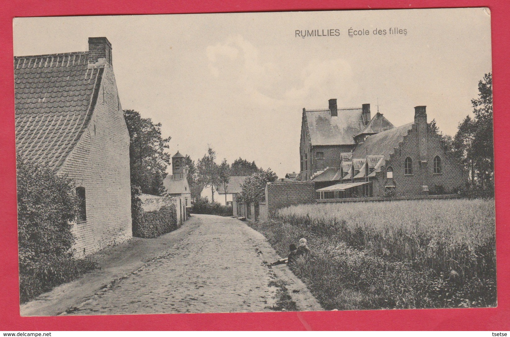 Rumillies - Ecole Des Filles( Voir Verso ) - Tournai