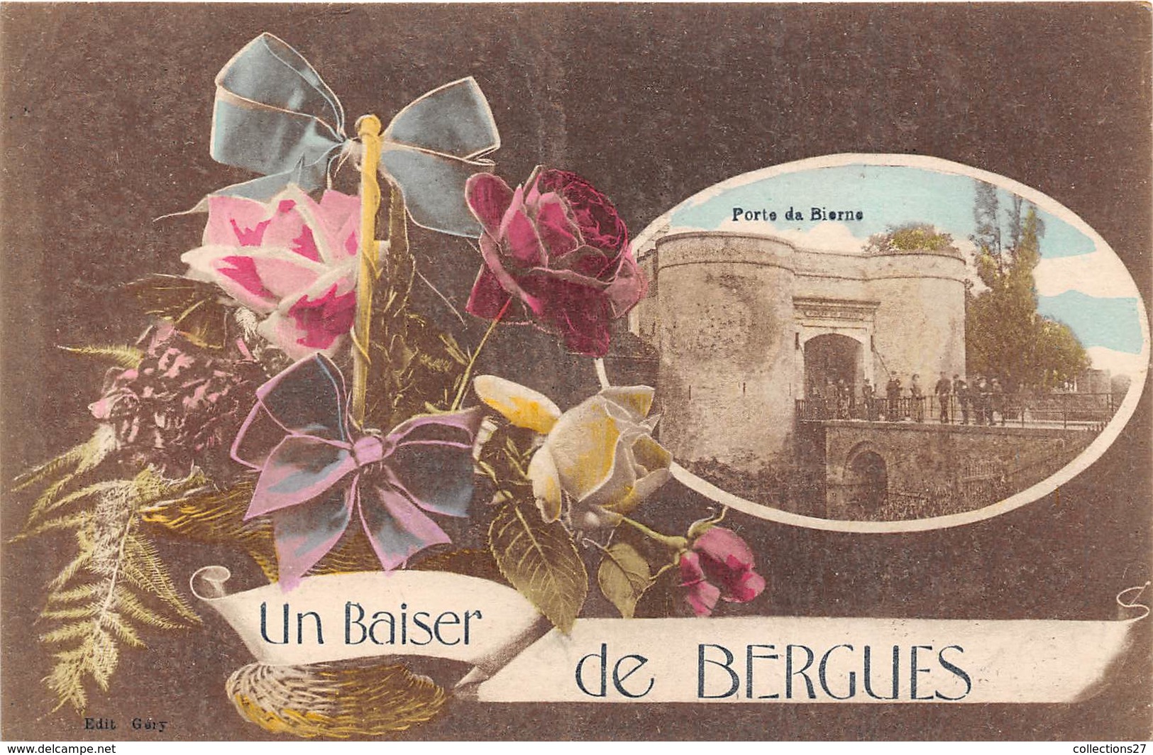 59-BERGUES- UN BAISER DE BERGUES - Bergues