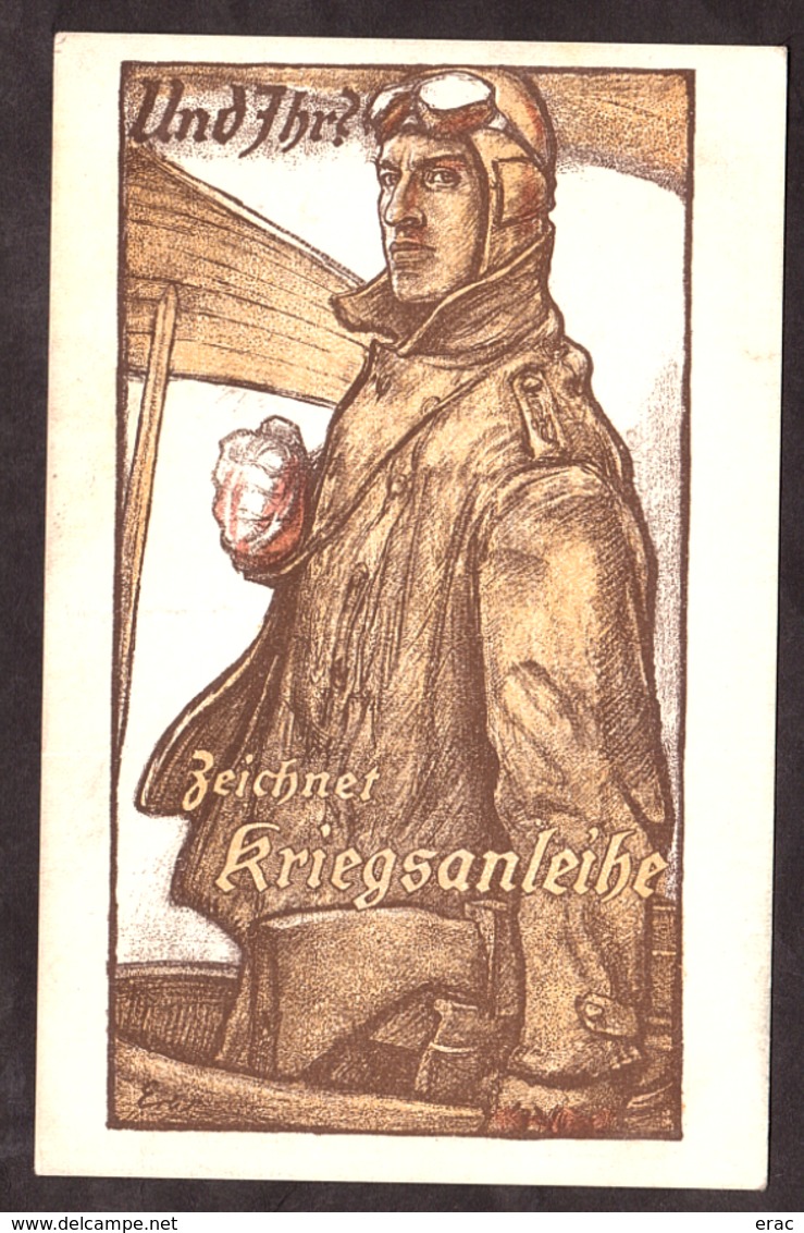 Carte Postale De Propagande Allemande - 1ère Guerre Mondiale - Aviateur - Aviateurs