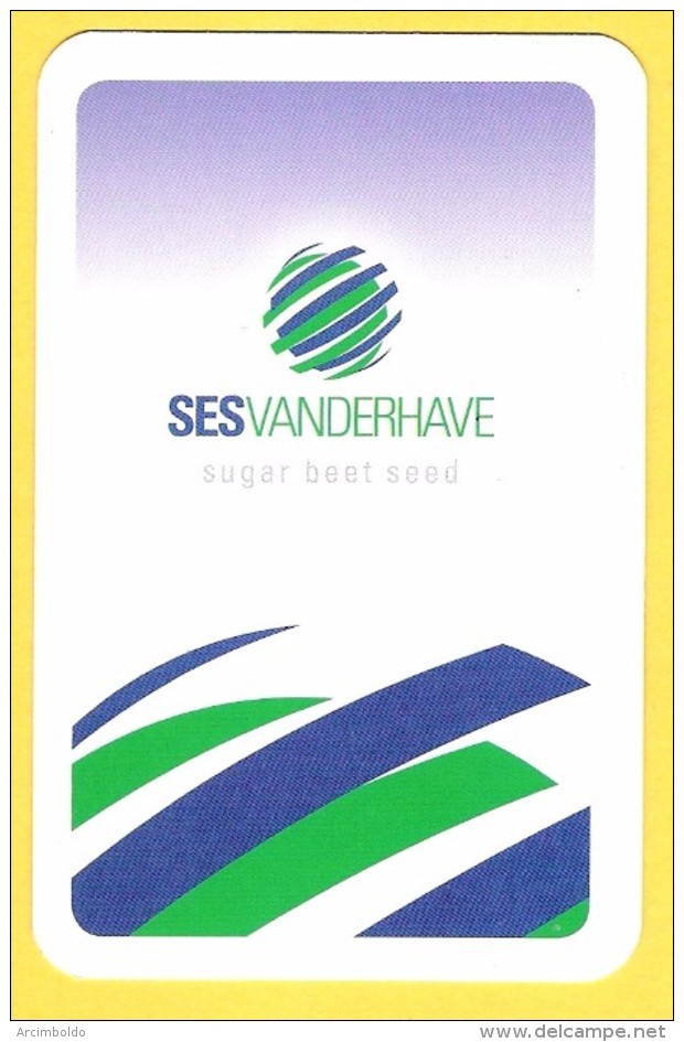 Dos De Carte : Sesvanderhave Semences Seed Beet Sugar Sucre - Cartes à Jouer Classiques