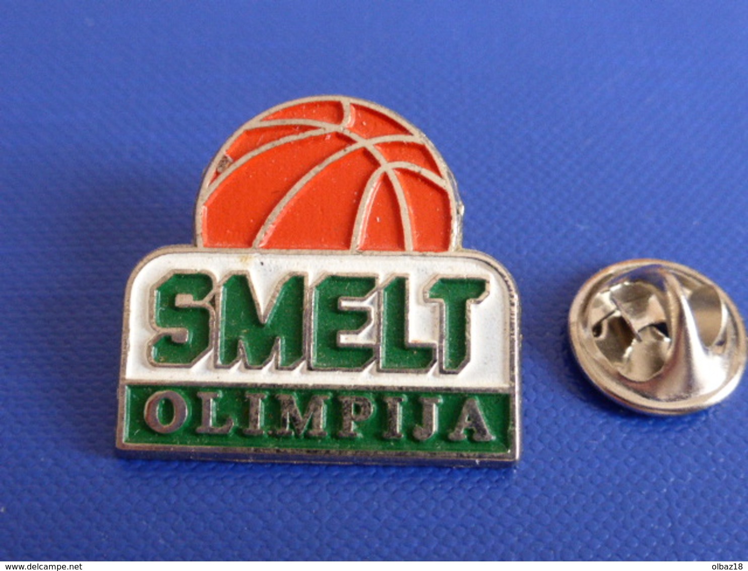 Pin's Smelt Olimpija - Olympique - Club De Basketball Basket Ball (PX59) - Basketball