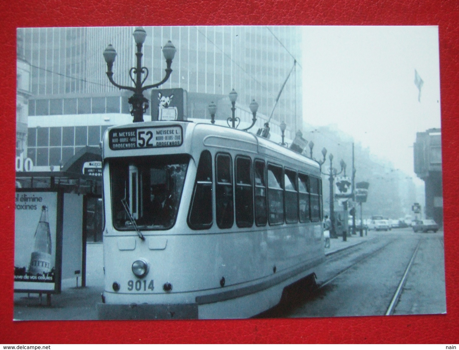 BELGIQUE - BRUXELLES - PHOTO 15 X 10 - TRAM - TRAMWAY - LIGNE 52 - AV MEYSSE - DROGENBOS - - Transport Urbain En Surface