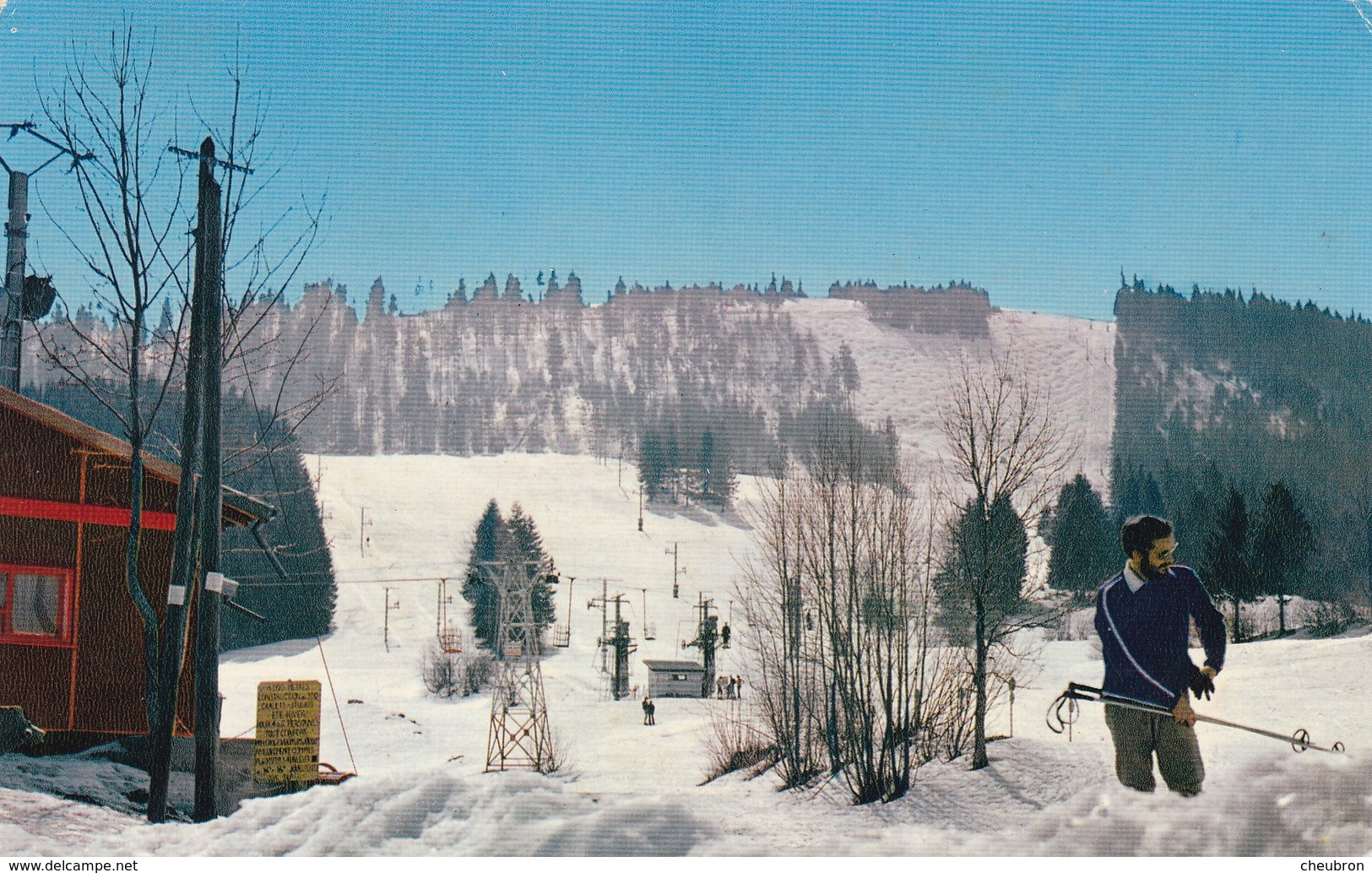 25. METABIEF MONT D'OR DÉPART DU TÉLÉBENNE. ANNEE 1973 - Autres & Non Classés