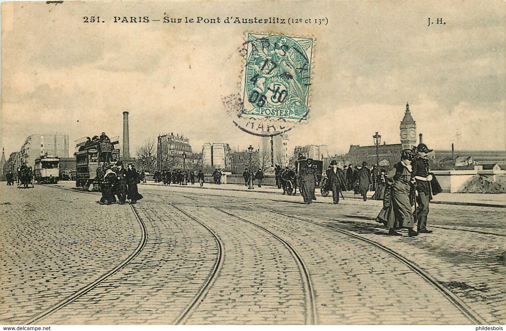 PARIS  13eme  Sur Le Pont D'AUSTERLITZ - Distretto: 13