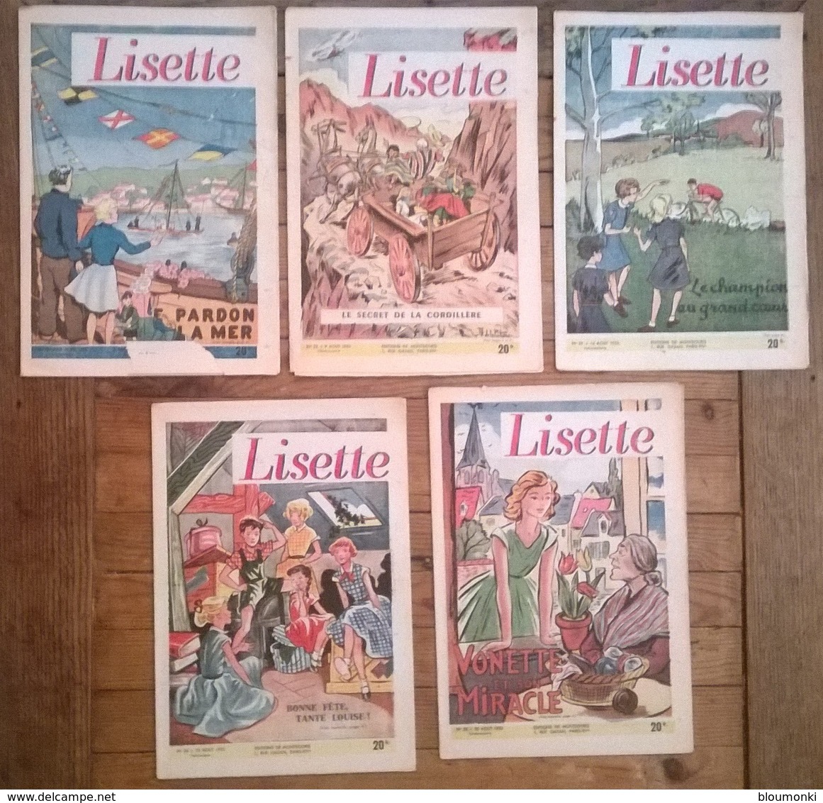 Lot De 15 Revues LISETTE Mai/juin/juillet/août 1953 - Lisette