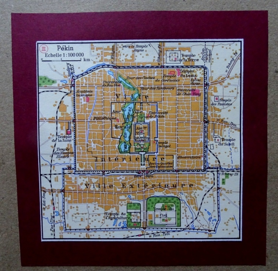 Pékin, The City Of Beijing, China, Chine, Editée En 1966. - Mapas Topográficas