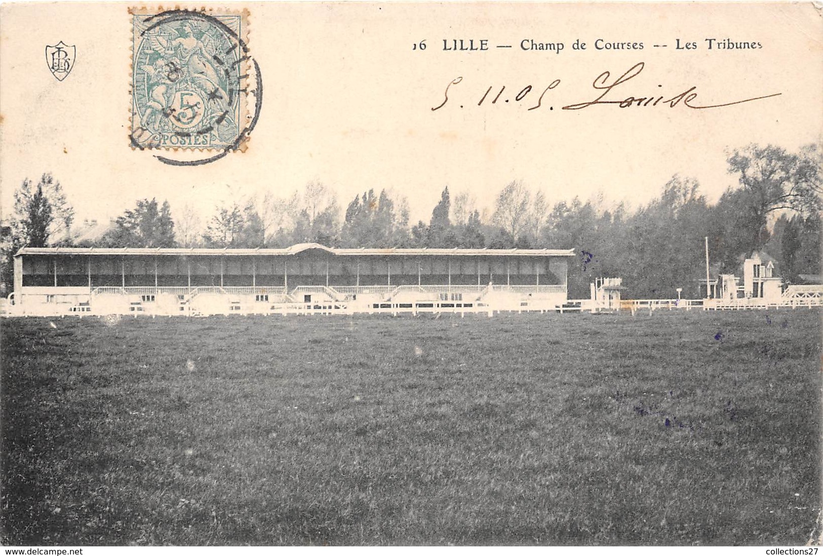 59-LILLE-CHAMP DE COURSES- LES TRIBUNES - Lille