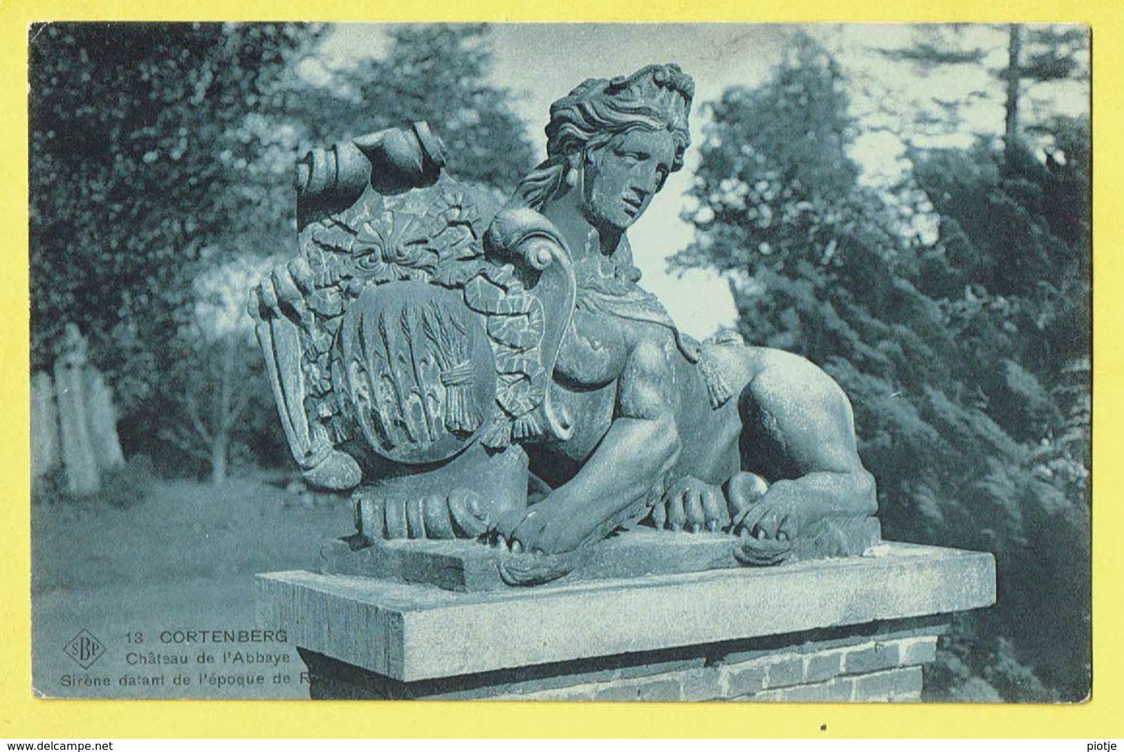 * Cortenberg - Kortenberg (Vlaams Brabant) * (SBP, Nr 13) Chateau De L'abbaye Sirene, Kasteel, Statue, Rare Old, TOP - Kortenberg