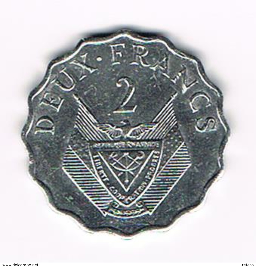 =&    RWANDA  2 FRANCS  1970 F.A.O. - Rwanda