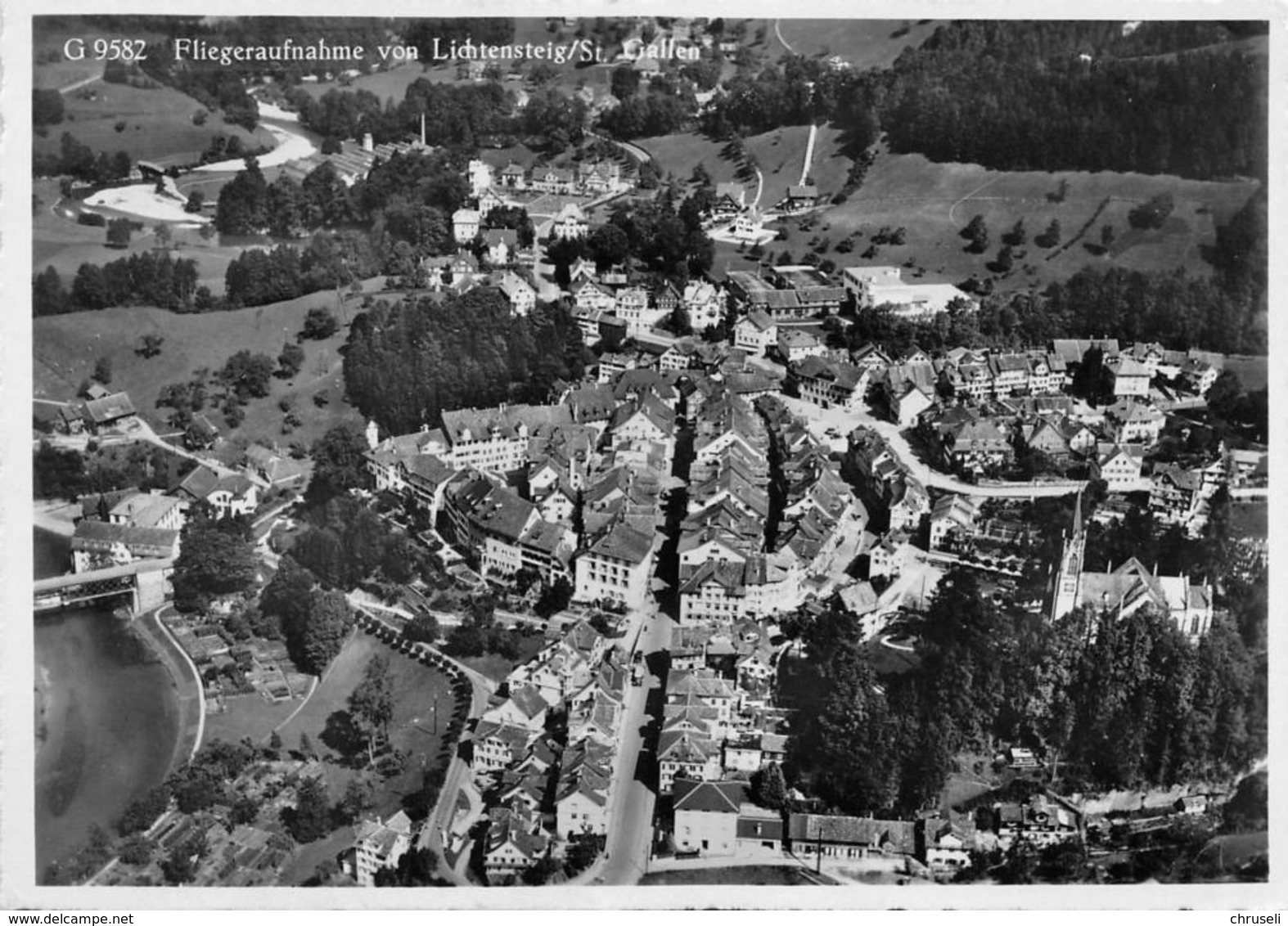 Lichtensteig Fliegeraufnahme - Lichtensteig