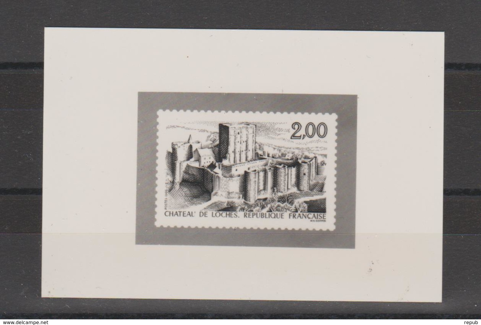 France 1986 Epreuve Photographique Chateau De Loches 2402 - Luxury Proofs