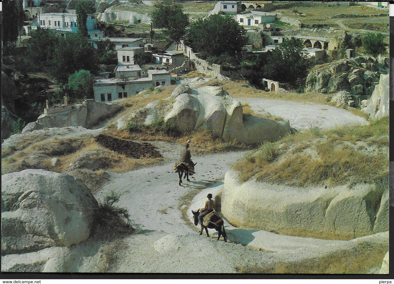 TURCHIA - ANATOLIA - VILLAGGIO TIPICO - FORMATO GRANDE 17X12 - VIAGGIATA 1989 - Turchia