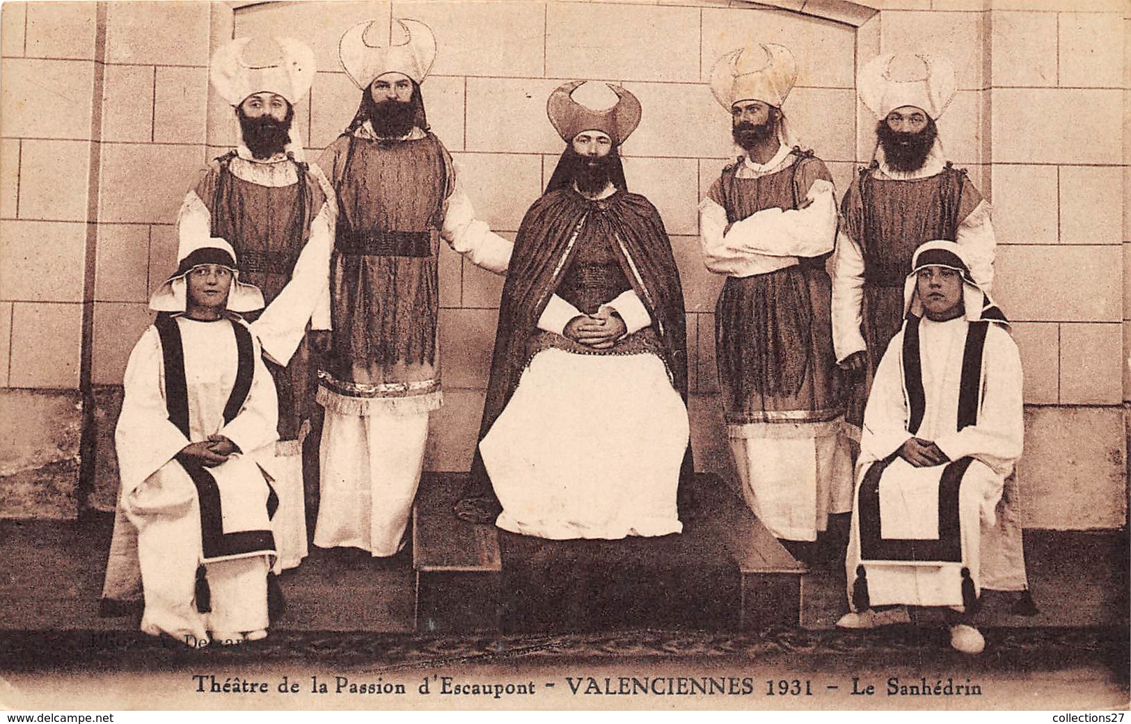 59-VALENCIENNES- THEATRE DE LA PASSION D'ESCAUPONT- 1931 LE SANHEDRIN - Valenciennes