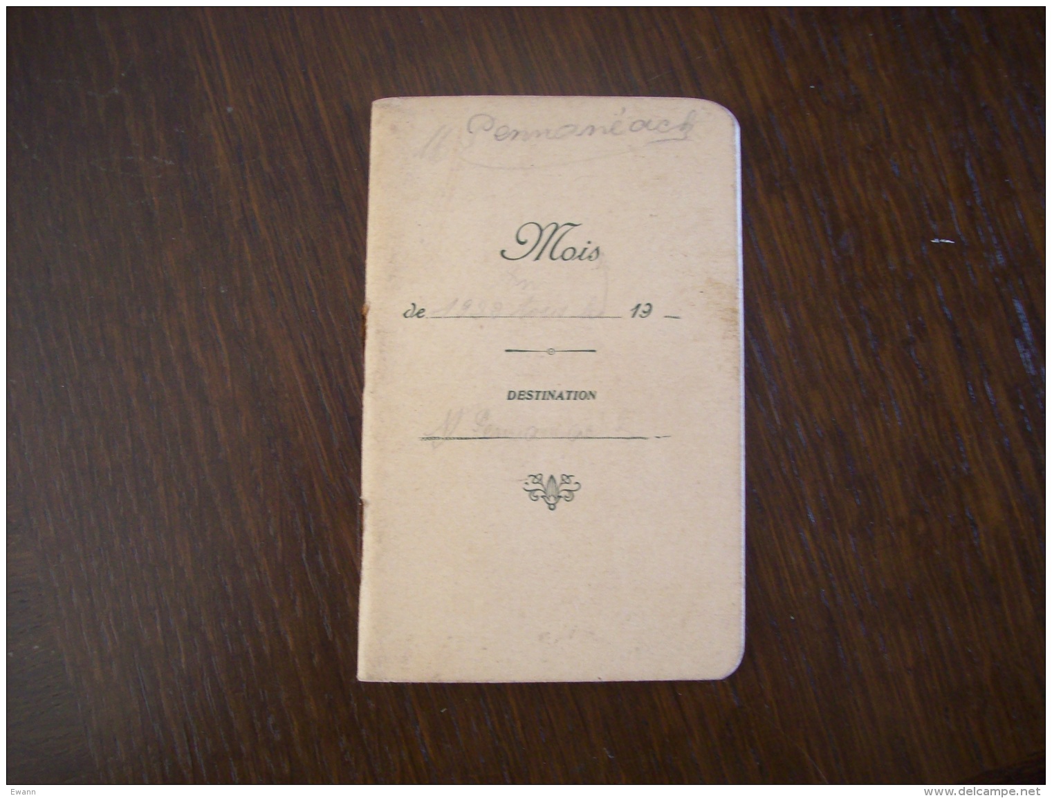 Agenda De 1915 "Mon Carnet" - Kleinformat : 1901-20