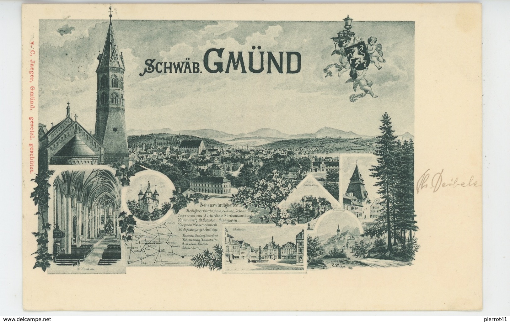 ALLEMAGNE - SCHWÄBISCH GMÜND (1902) - Schwaebisch Gmünd