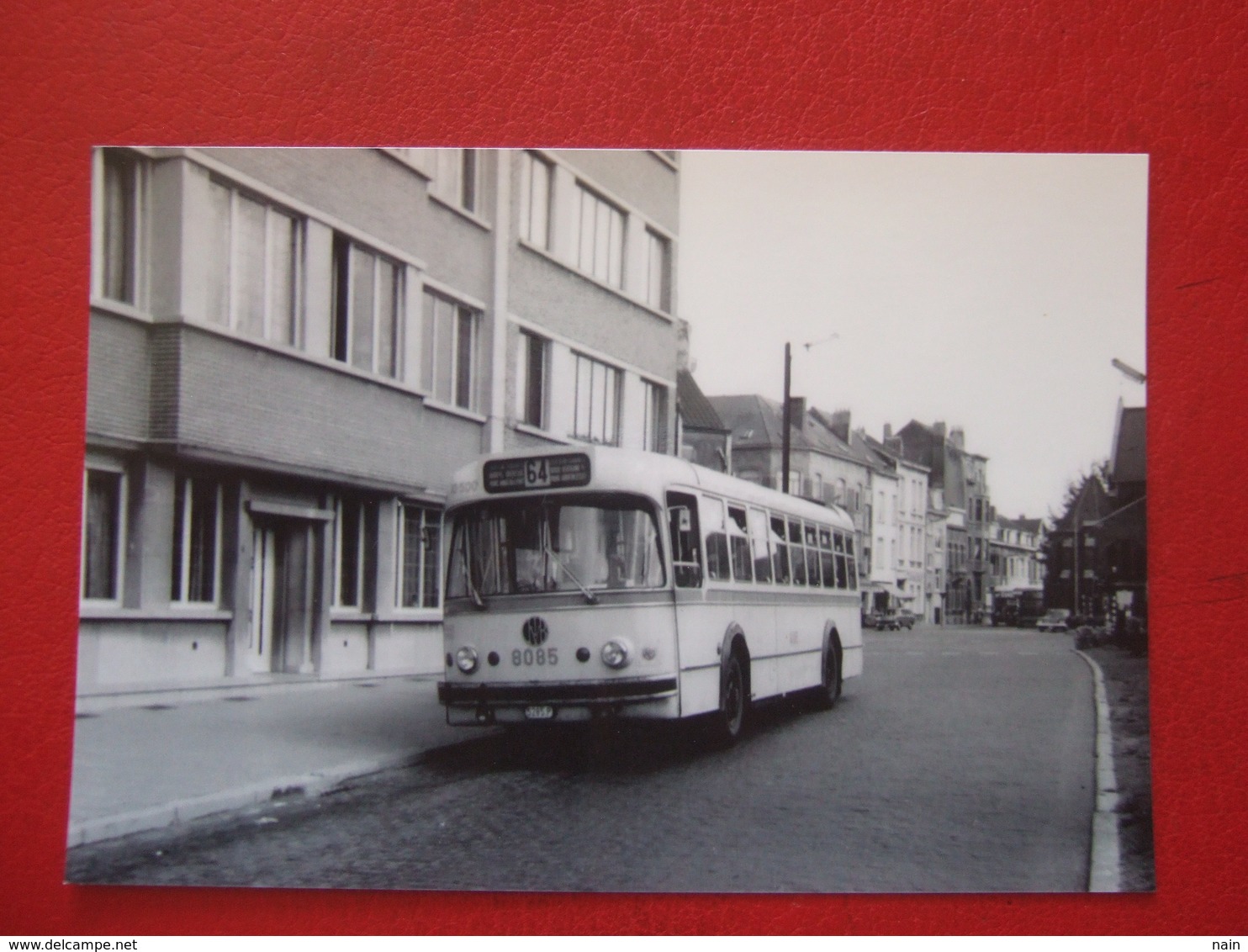 BELGIQUE - BRUXELLES - PHOTO 14.5 X 10 - TRAM - TRAMWAY - BUS -  LIGNE  64  - - Public Transport (surface)