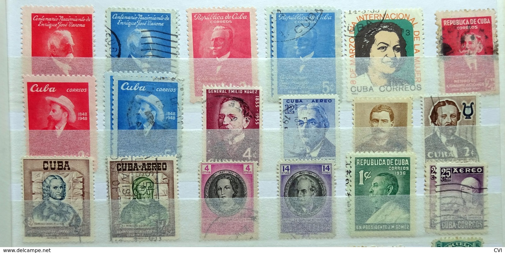 Cuba early to modern in Stockbook, Revenues, Airmail, Animals, Sports, Birds, Flowers, Butterflies, Trains, Thematic.