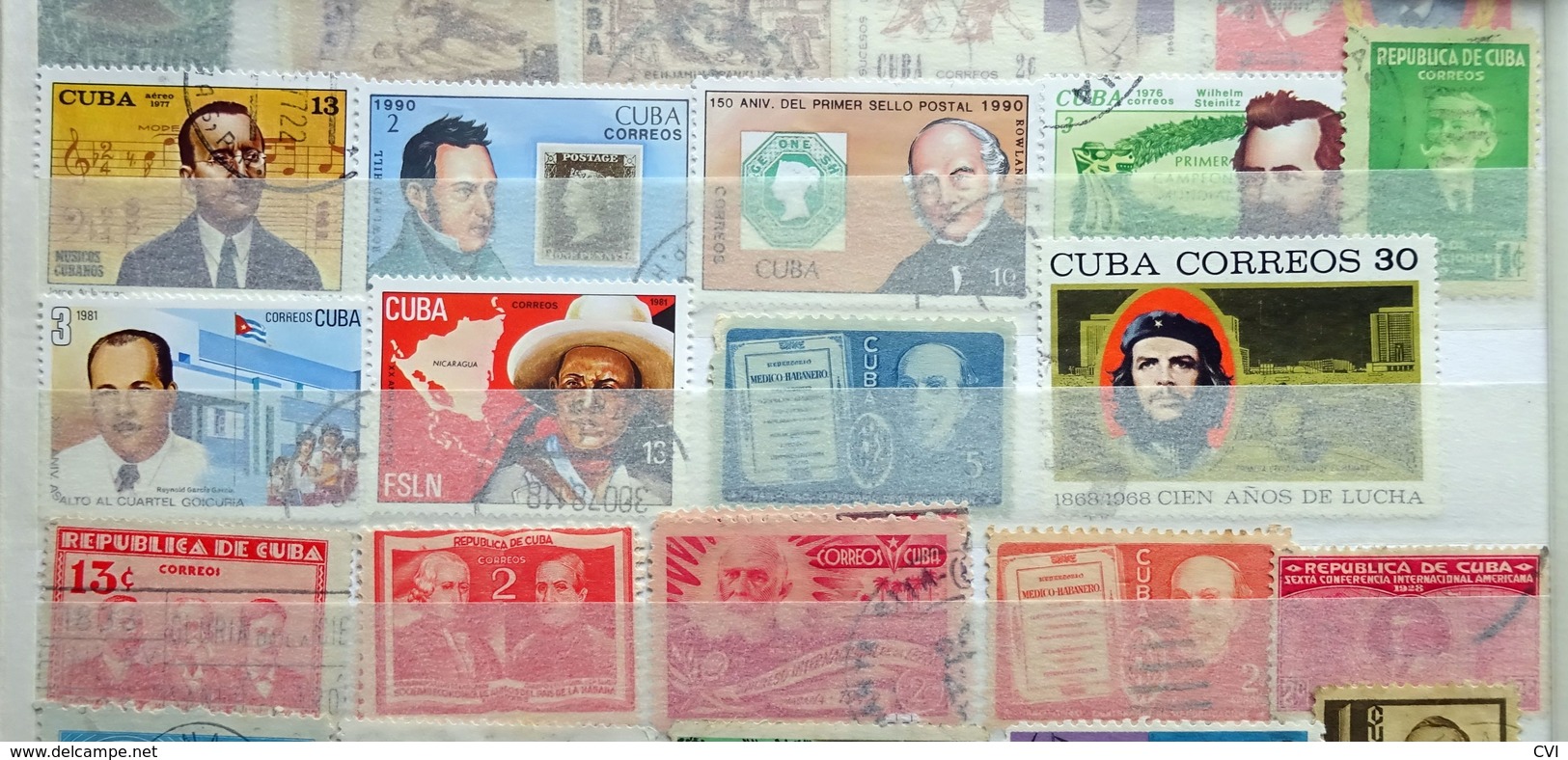 Cuba early to modern in Stockbook, Revenues, Airmail, Animals, Sports, Birds, Flowers, Butterflies, Trains, Thematic.