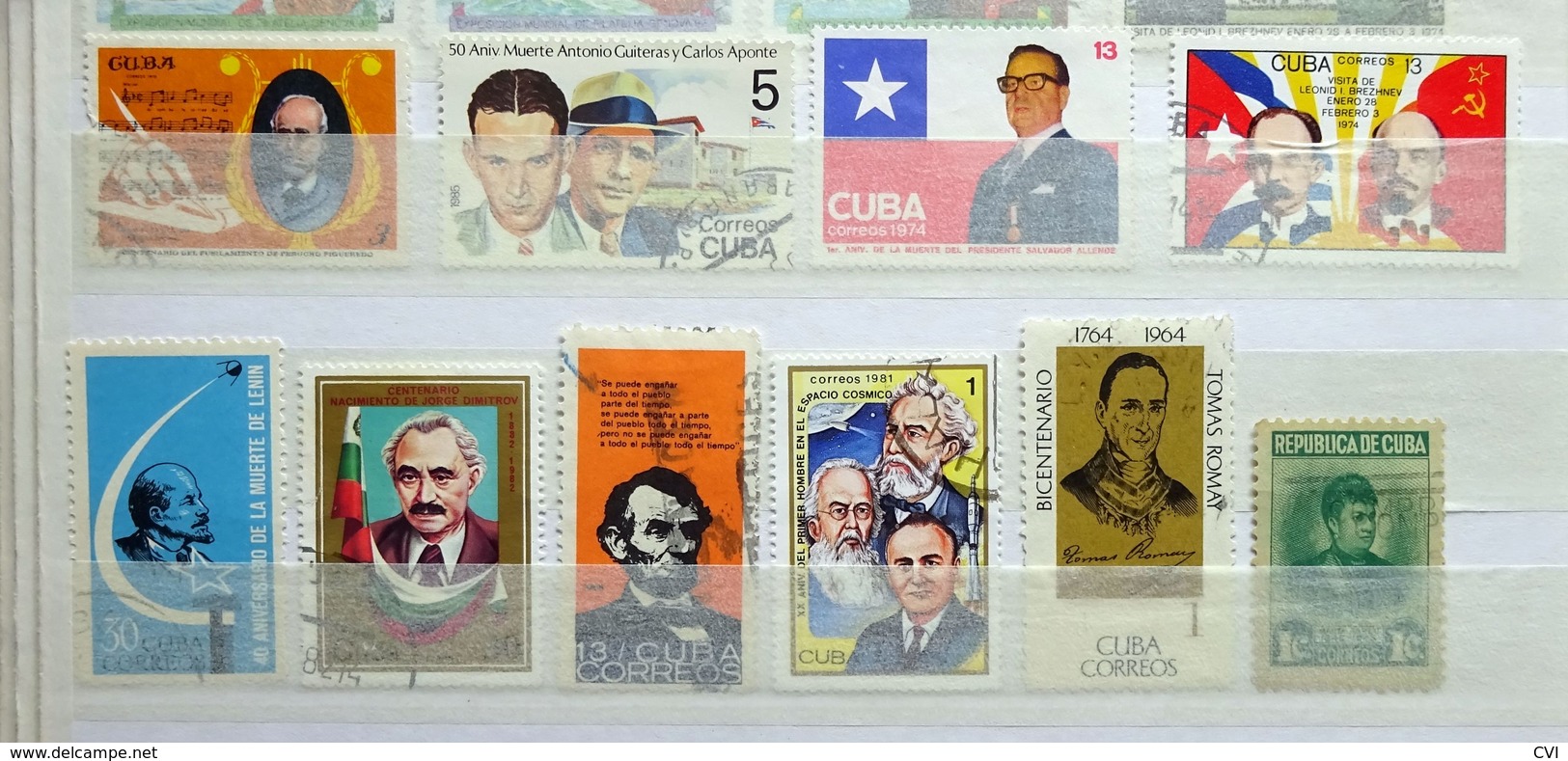 Cuba early to modern in Stockbook, Revenues, Airmail, Animals, Sports, Birds, Flowers, Butterflies, Trains, Thematic.