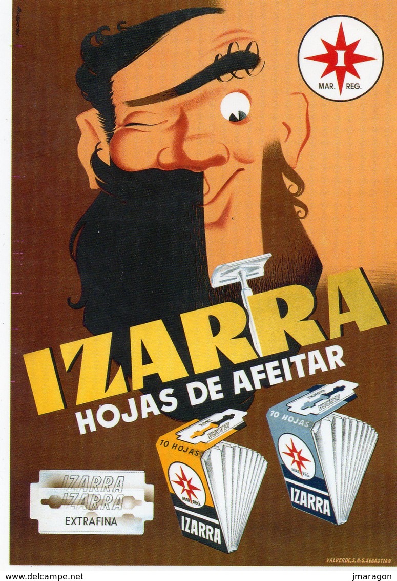 PUBLICITÉ BASQUE - IZARRA - Hojas De Afeitar - Tbe - Pubblicitari