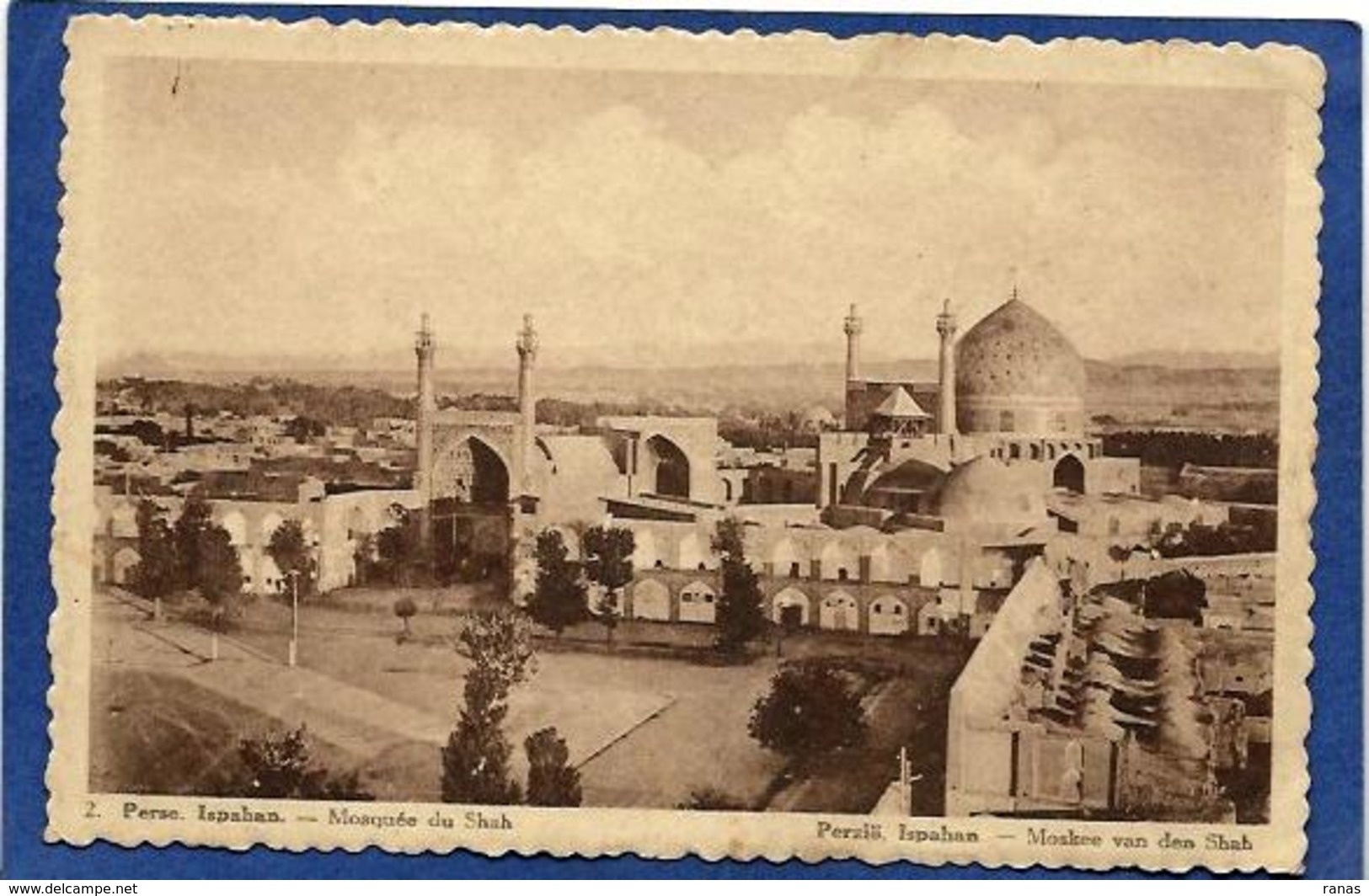 CPA Perse Iran Persia Non Circulé Mosquée Du Shah Ispahan - Iran