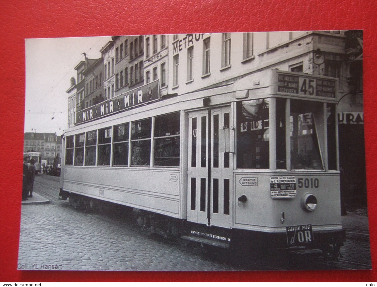 BELGIQUE - BRUXELLES - PHOTO 13.5 X 9.8 - TRAM - TRAMWAY -  LIGNE 45 - TERVUREN ... - Public Transport (surface)