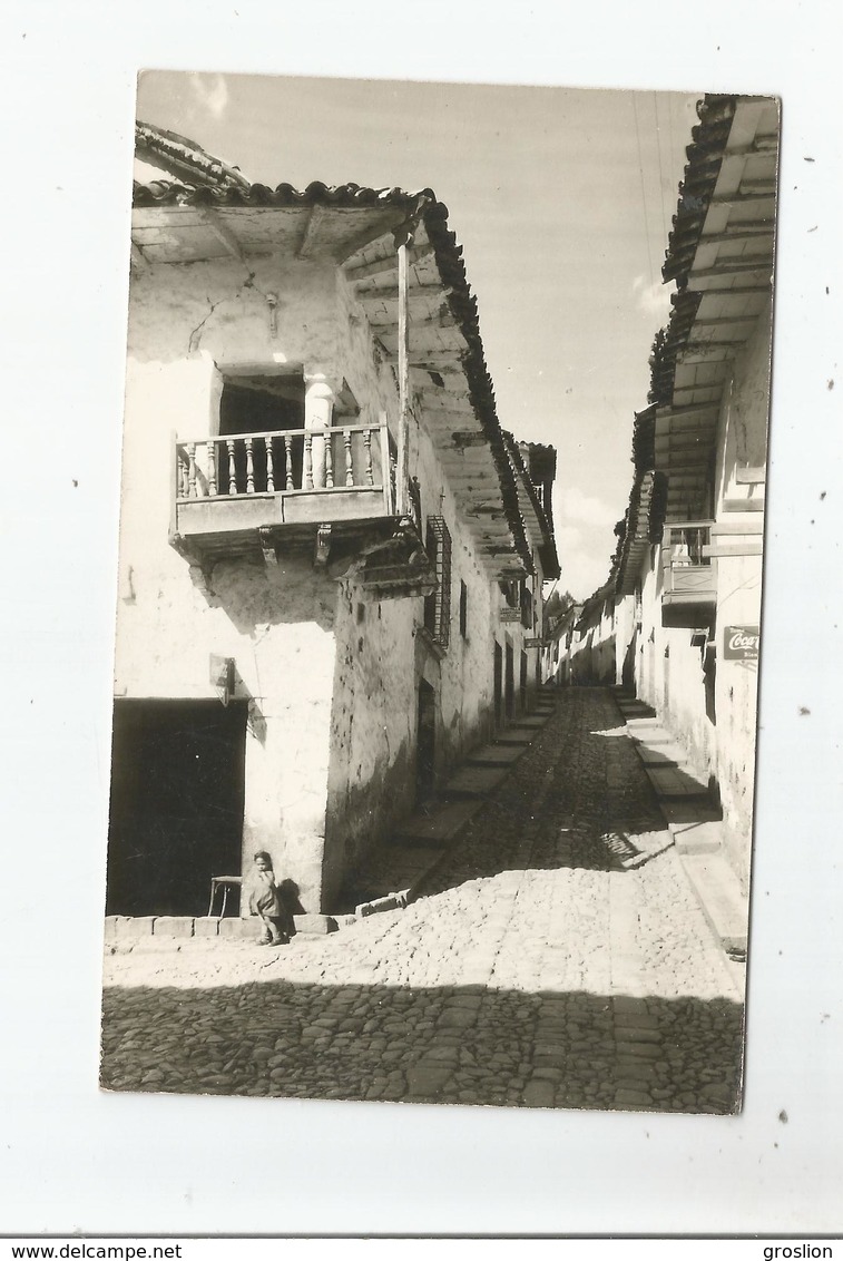 CUZCO (PEROU PERU)  CARTE PHOTO RUE 1948 - Perù