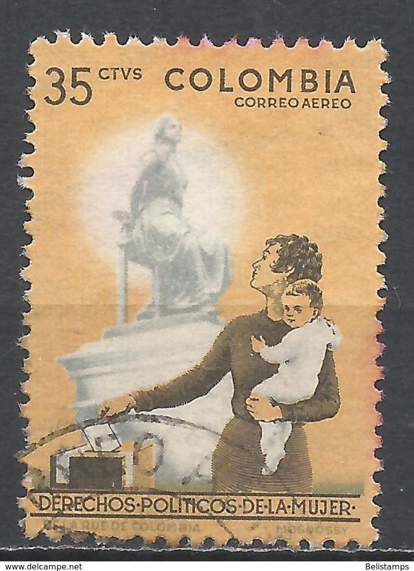 Colombia 1962. Scott #C434 (U) Women's Rights - Colombie