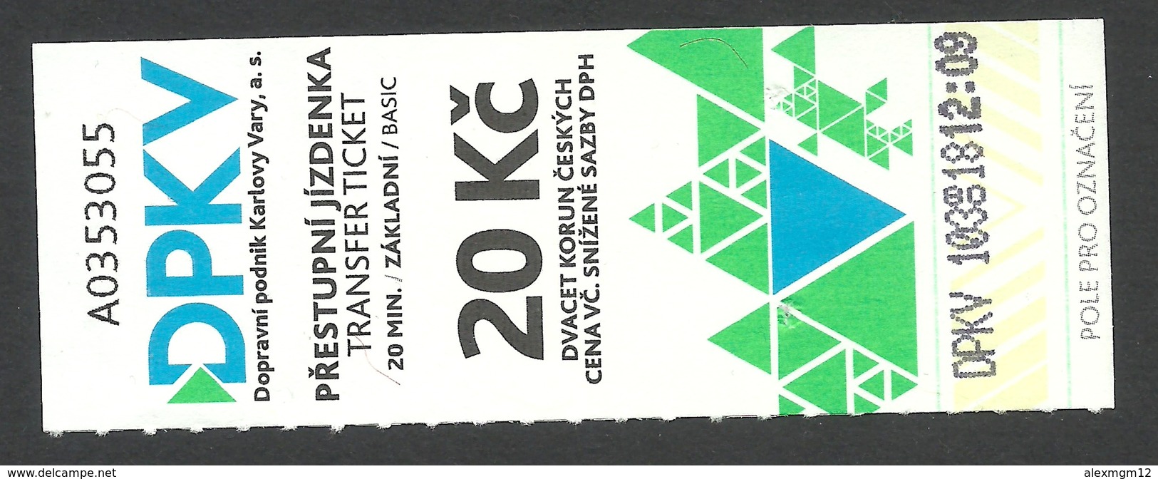 Czech Republic, Karlovy Vary, Imperial, Funicular Ticket, Used, 2018 - Europa