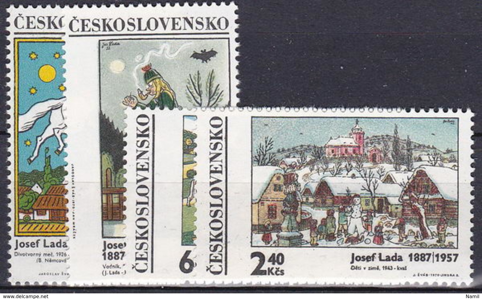 ** Tchécoslovaquie 1970 Mi 1935-8 (Yv 1779-82), (MNH) - Nuevos