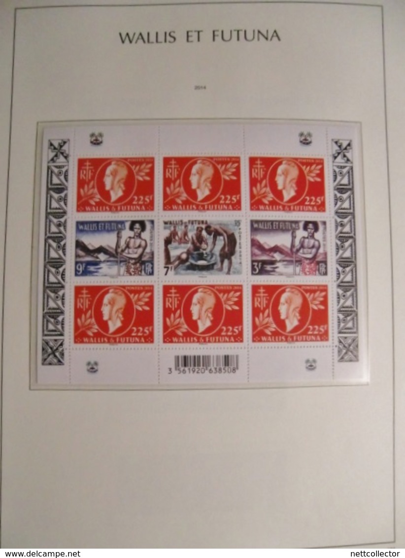 WALLIS ET FUTUNA ANNEES COMPLETES  2014/2015/2016 AVEC BLOCS TIMBRES NEUFS** LUXE - Unused Stamps