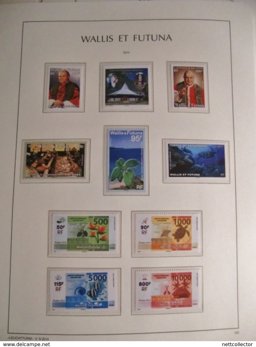 WALLIS ET FUTUNA ANNEES COMPLETES  2014/2015/2016 AVEC BLOCS TIMBRES NEUFS** LUXE - Unused Stamps