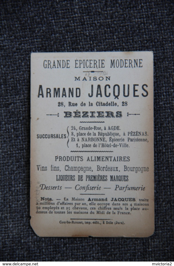 CHROMO BEZIERS - Grande Epicerie Moderne ARMAND Jacques : MARCEAU - Autres & Non Classés