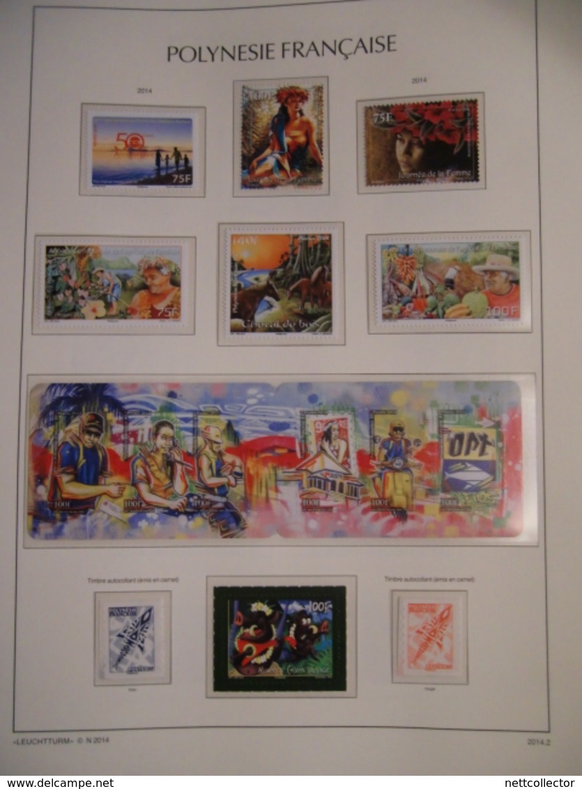 POLYNESIE  ANNEES COMPLETES NEUVES ** LUXE 2014/2015/2016 TIMBRES / BLOCS / CARNETS - Unused Stamps