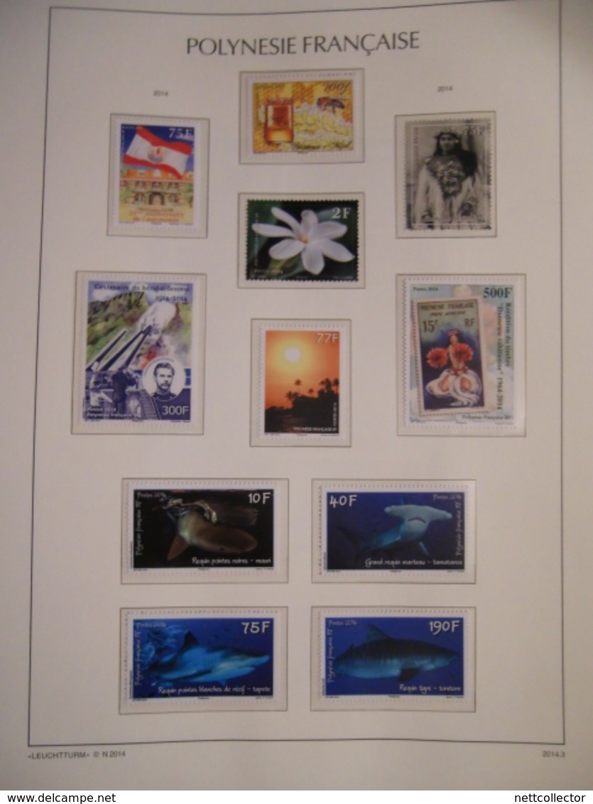 POLYNESIE  ANNEES COMPLETES NEUVES ** LUXE 2014/2015/2016 TIMBRES / BLOCS / CARNETS - Unused Stamps