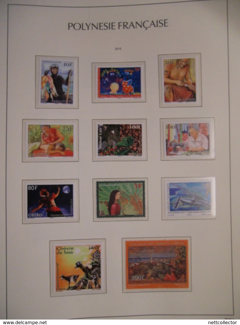 POLYNESIE  ANNEES COMPLETES NEUVES ** LUXE 2014/2015/2016 TIMBRES / BLOCS / CARNETS - Unused Stamps